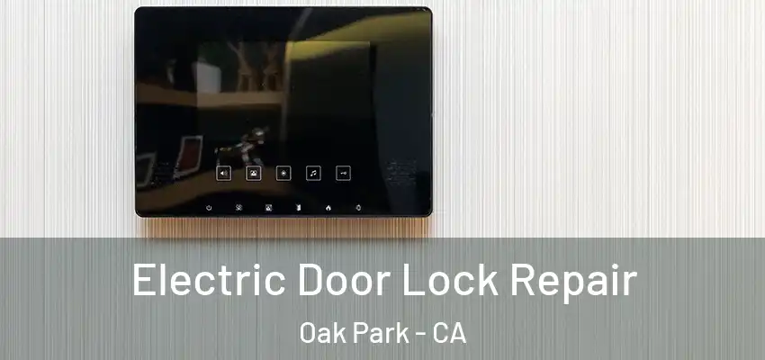  Electric Door Lock Repair Oak Park - CA
