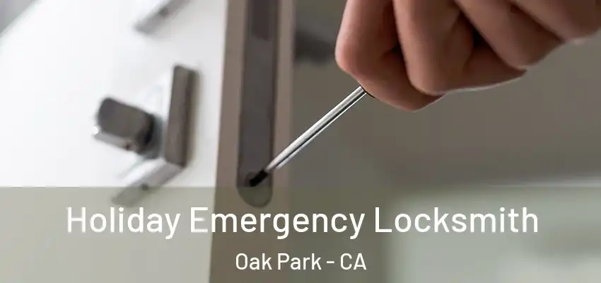  Holiday Emergency Locksmith Oak Park - CA