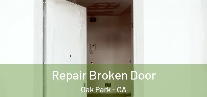 Repair Broken Door Oak Park - CA